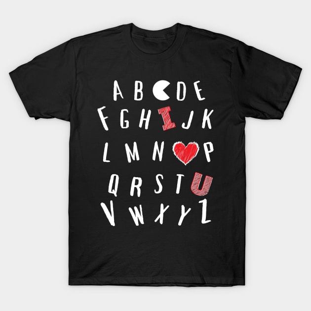 A B C D Teacher Valentine Day T-Shirt by Bestworker